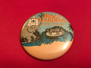 Vintage Busch Gardens Tampa Florida River Rapids Knopf - Bild 1 von 1