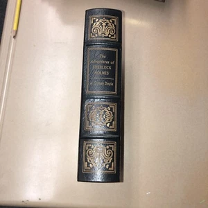 Easton Press~The Adventures Of Sherlock Holmes~Leather~Ribbon~Gilding VVG - Picture 1 of 7