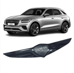 Hood New Wing Logo Glossy Black Emblem 1PC For 2025, 2026+ Genesis GV70 Facelift - Picture 1 of 4