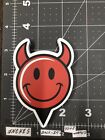 Red Devil Adult Humor Decal Sticker Skateboard Guitar B12M
