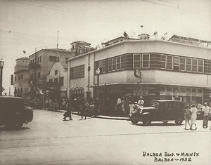 Newport Beach Balboa Blvd & Main Street 1932 VINTAGE Fotodruck 1468 11" x 14" - Bild 1 von 1