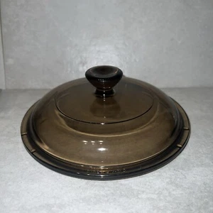 Vintage Pyrex V-1-C #29. Amber Glass Lid. Excellent Condition ✅ - Picture 1 of 6