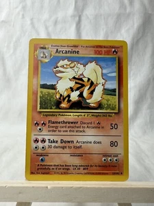 Arcanine 23/102 – 1999 Pokémon Base Set – WOTC – Excellent/Near Mint US Seller - Bild 1 von 2