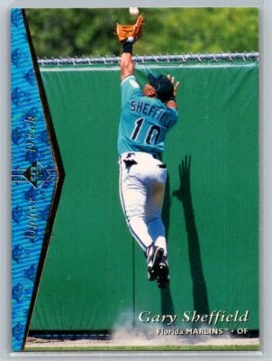 💎1995 SP Baseball #55 Gary Sheffield - Florida Marlins💎 - Image 1 of 2