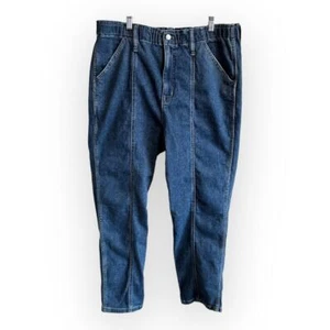 Neu mit Etikett J. Crew Factory Elastic-waist Seamed Straight Jeans Stretch Gr. 33 Ankle - Bild 1 von 12