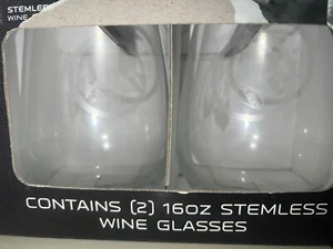 Raro set di 8 bicchieri da vino vintage NFL Washington Redskins Rocks senza stelo - Foto 1 di 2