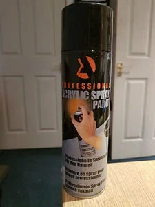 Vernice Spray Pro GLOSS Nera 500ml Formula Acrilica Aerosol per Acciaio Plastica - Foto 1 di 6
