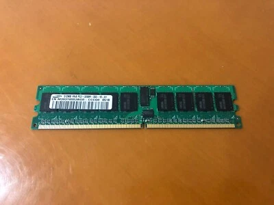 Samsung M393T6553BG0-CCCQ0 PC2-3200R DDR2 ECC P/N 345112-051 512MB Memory RAM - Image 1 of 4