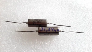 0.033uF 33nF 400V Qty2 Matched PIO CAPs USSR Crystal Sound K40-Y9 K40-U9 NOS - Picture 1 of 7