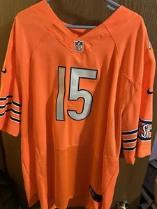 Nike NFL Chicago Bears Brandon Marshall Trikot Gr. 56 #15 orange genäht - Bild 1 von 9