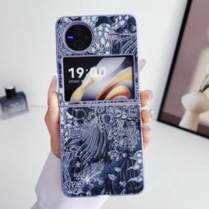 Embroidery For Vivo X Flip Pattern Shockproof Protector Case Cover Leather - Picture 1 of 7