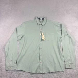 Tailor Vintage Shirt Mens XL Connecticut Originals Green Cotton Blend LS Shirt - Picture 1 of 9
