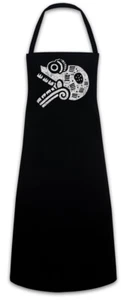 Aztec Skull BBQ Cooking Apron Aztecs Tattoo American Indians Tribe Symbol - Picture 1 of 1