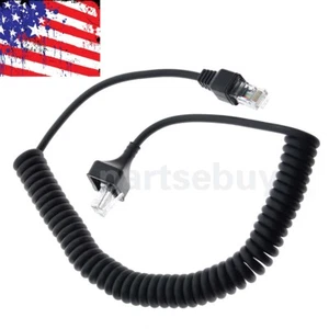 For Kenwood Radio KMC-30 KMC-27A KMC-27B 28A 8 Pin RJ-45 Microphone Cable Cord - Zdjęcie 1 z 7