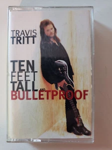 ♫ Travis Tritt Ten Feet Tall And Bulletproof Cassette Play Tested - Picture 1 of 6