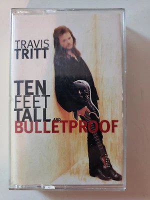 ♫ Travis Tritt Ten Feet Tall And Bulletproof Cassette Play Tested - Image 1 of 4