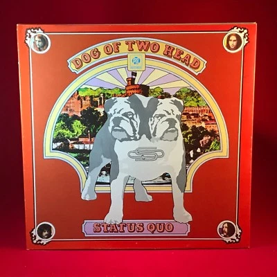 STATUS QUO Dog Of Two Head 1982 UK Vinyl LP Mean Girl record Gerdundula - Image 1 of 2