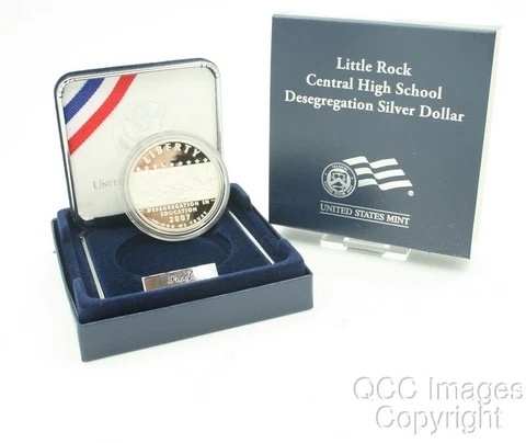 2007 Little Rock Dollar Proof w/Box & COA / No Stickers or writing /Estate Fresh Cover