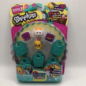 Shopkins Temporada 3 - Paquete de 5 - NUEVO PRECINTADO - RARO de encontrar sellado Nuevo - Imagen 1 de 3