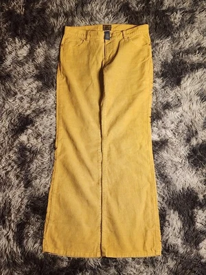Pantalones de mezclilla Polo Ralph Lauren Compant de pana para mujer talla 6 algodón acampanado tostado Foto 1 de 4