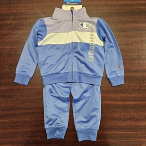 Champion Girls 2 Piece Track Suit Size 2T  Lavender And Blue - Picture 1 of 4