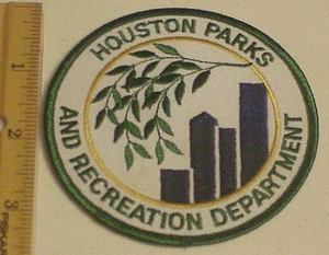 HOUSTON PARKS AND REERATION DEPARTMENT TX TEXAS PATCH NEU KOSTENLOSER VERSAND!!! - Bild 1 von 2