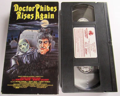 Doctor Phibes Rises Again VHS 1985 Vestron Vincent Price - Horror VHS - Image 1 of 4