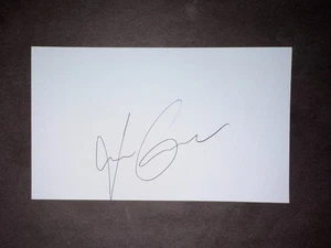 Tarjeta índice firmada 3x5 Jesús Guzmán, GIGANTES (debut 2009) (HS) - Imagen 1 de 1