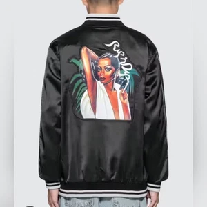 Ripndip Share Some Love Bomberjacke Satin schwarz Größe M - Bild 1 von 4