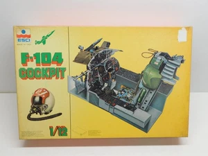 ESCI 1/12 F-104 Cockpit Model Kit #A602 1:12 Opened Box Kit - Picture 1 of 7
