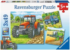NUEVO Rompecabezas Ravensburger 3x49 Piezas 5+ Edades Gran Maquinaria Agrícola - Imagen 1 de 4