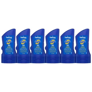 Coppertone Sport Sunscreen Lotion SPF 50 Water Resistant Sunscreen 3 oz (6 Pack) - Picture 1 of 5