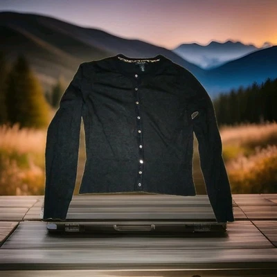 Suéter cárdigan del mercado negro de la Casa Blanca talla XL broches a presión Foto 1 de 4