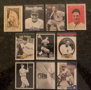 LOTE DE TARJETAS LOU GEHRIG.................10 EN TOTAL - Imagen 1 de 2