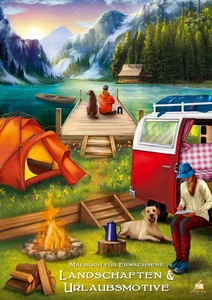 Landschaften & Urlaubsmotive - Malbuch für Erwachsene mit 50 wunderschönen... - Bild 1 von 9