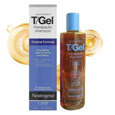 8.5 Fl Oz Instant Treatment Neutrogena T-Gel Therapeutic Shampoo New Sealed Box - Image 1 of 4