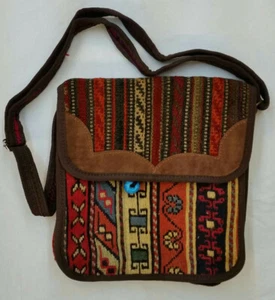 Radin Rugs. Persian Women's Traditional Long Handle Kilim Bag, BRAND NEW - Picture 1 of 3