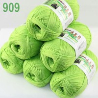 Summer 1Ball x 50g Bamboo Cotton Baby DIY Thread Knitting Crochet Finger Yarn 15