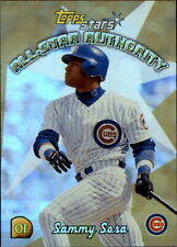 2000 Topps Stars All-Star Authority Chicago Cubs Baseball Card #AS2 Sammy Sosa