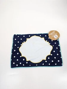 Pottery Barn PB Teen Monogram Collection Blank Pillow Cover 12"x16" Navy Dot - Picture 1 of 4