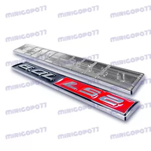 For 1pcs Chrome Metal LS2 6.0L V8 Engine Emblem Badges Sticker New - Picture 1 of 5