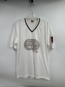 Vintage Ecko Unltd Jersey XXL 2000s Y2K V-Neck Graphic Rhino Hip Hop Streetwear - Picture 1 of 5