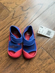 Adidas Kids 5.5 Swim Natation AltaVenture I Spiderman Slip On Swim Sandals NEW - Picture 1 of 3