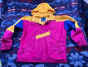 Vintage USA Made North Face Colorblock Goretex Anorak Pullover Jacket Mens Sz L - Picture 1 of 14