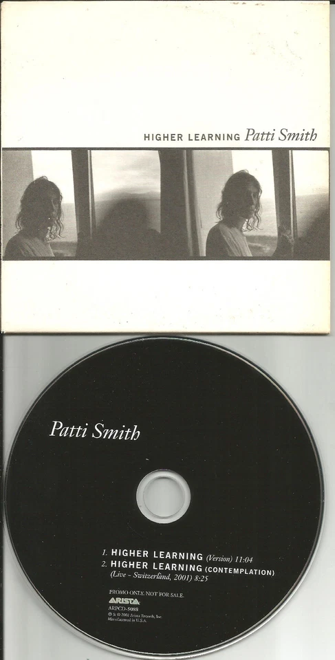 PATTI SMITH Higher Learning RARE LIVE Version PROMO DJ CD Single 2002 USA Foto 1 de 1