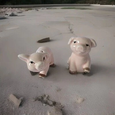 Juego de saleros y pimenteros de cerámica Pink Pig nuevos ENVÍO GRATUITO  Foto 1 de 4