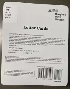Journeys Decoding Power: Intensive Reading Instruction LETTER CARDs Grades K-2 - Picture 1 of 4