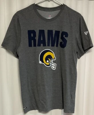 Rams Short Sleeve T-Shirt Men’s Medium Gray.  5360 - Image 1 of 3