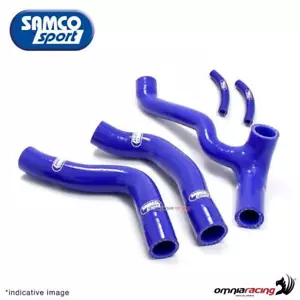Kit durites radiateur Samco bleu Honda CBR900RR Fireblade SC29 RRR RRS 1994/1995 - Photo 1/5