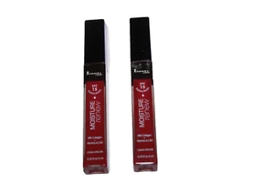 RIMMEL MOISTURE RENEW Cream Lip Gloss #335 PURPLE RESCUE SPF15 Lot Of 2 Sealed - Picture 1 of 2